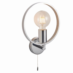 Endon Merola Chrome Finish Bathroom Wall Light - Open Box vintage desk lamp