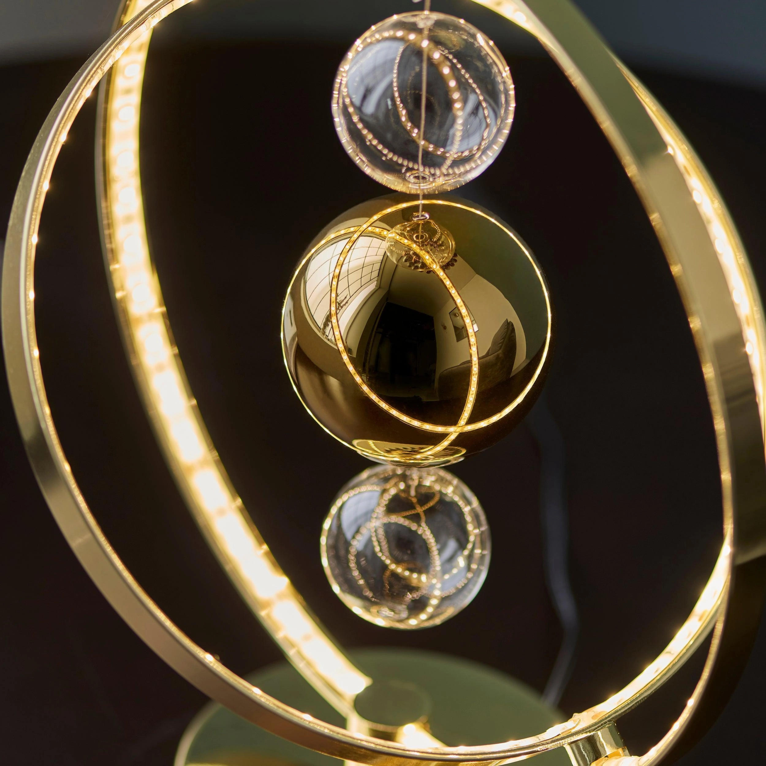 Endon Muni Contemporary Gold LED Table Lamp