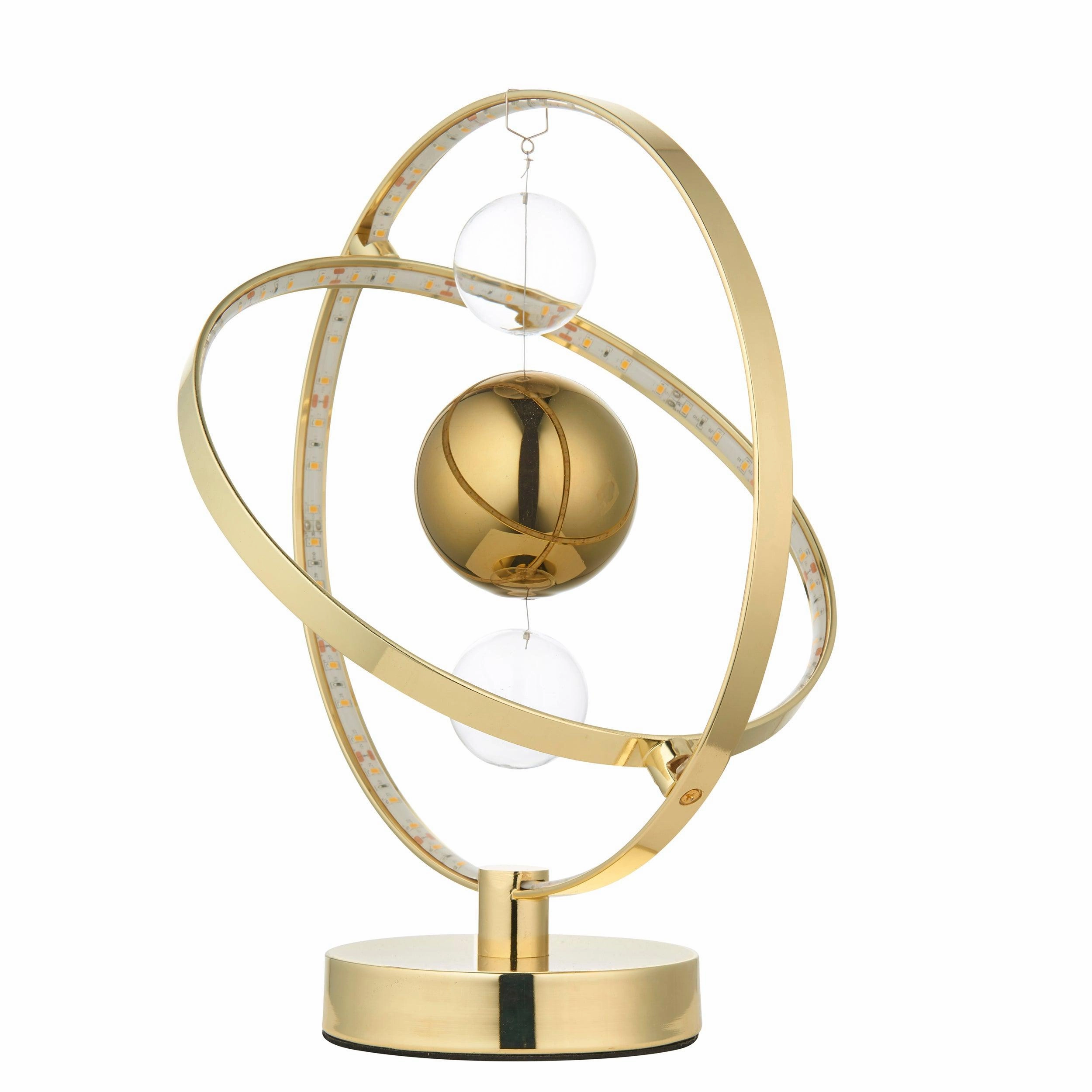 Endon Muni Contemporary Gold LED Table Lamp