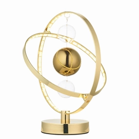 Endon Muni Contemporary Gold LED Table Lamp energy-saving LED light