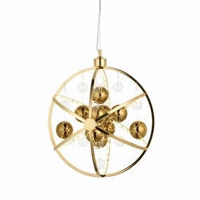 Endon Muni Gold Modern LED Ceiling Pendant ambient ceiling fixture
