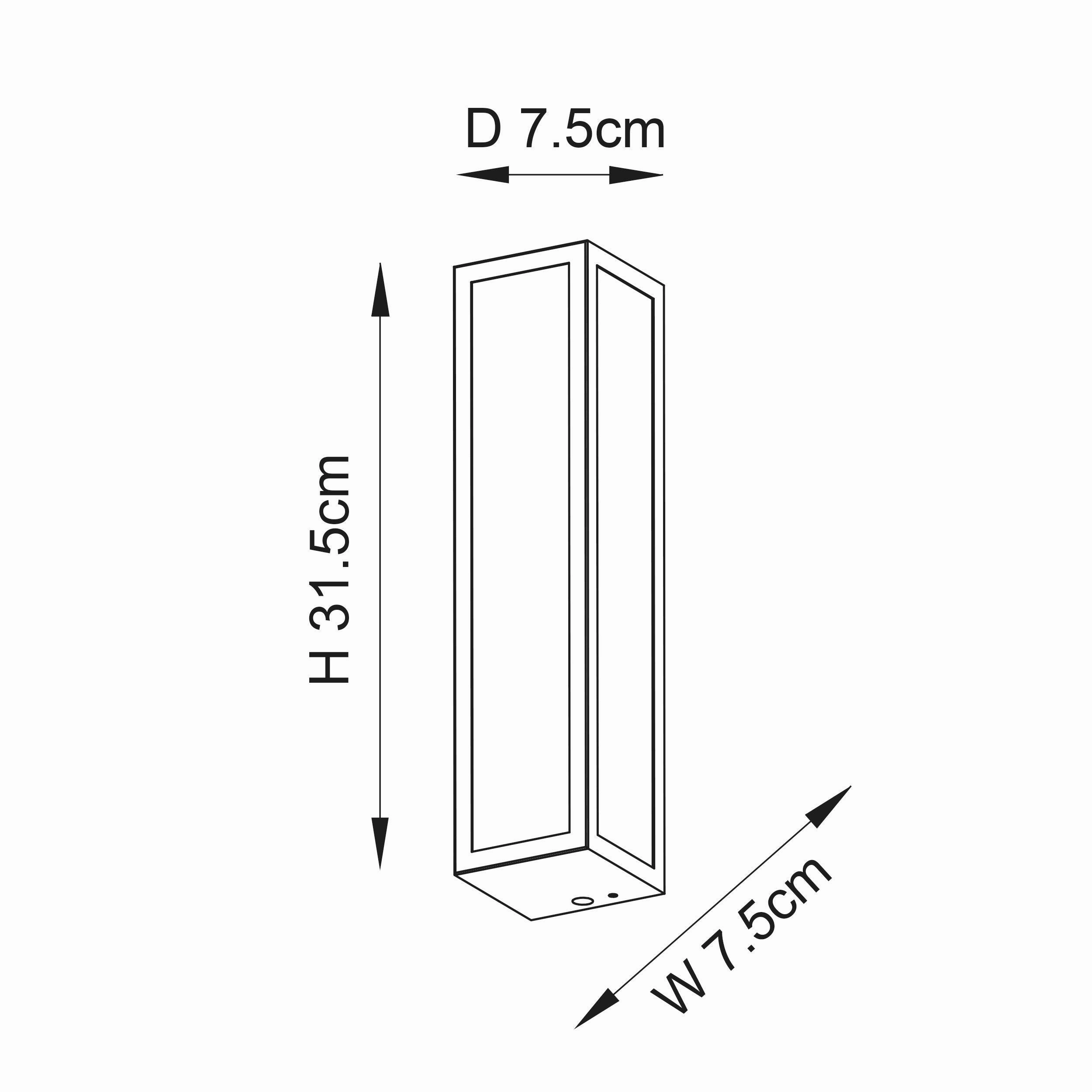Endon Newham 2 Light Chrome Finish Bathroom Wall Light