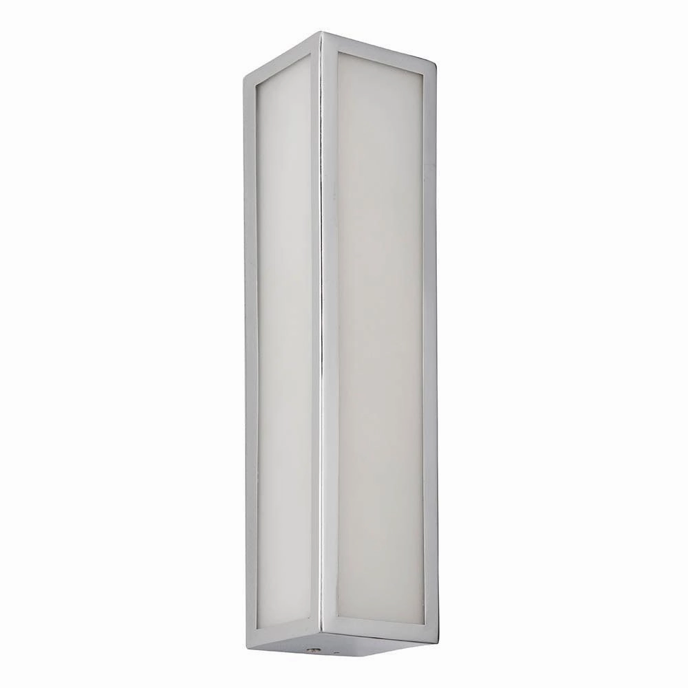 Endon Newham 2 Light Chrome Finish Bathroom Wall Light