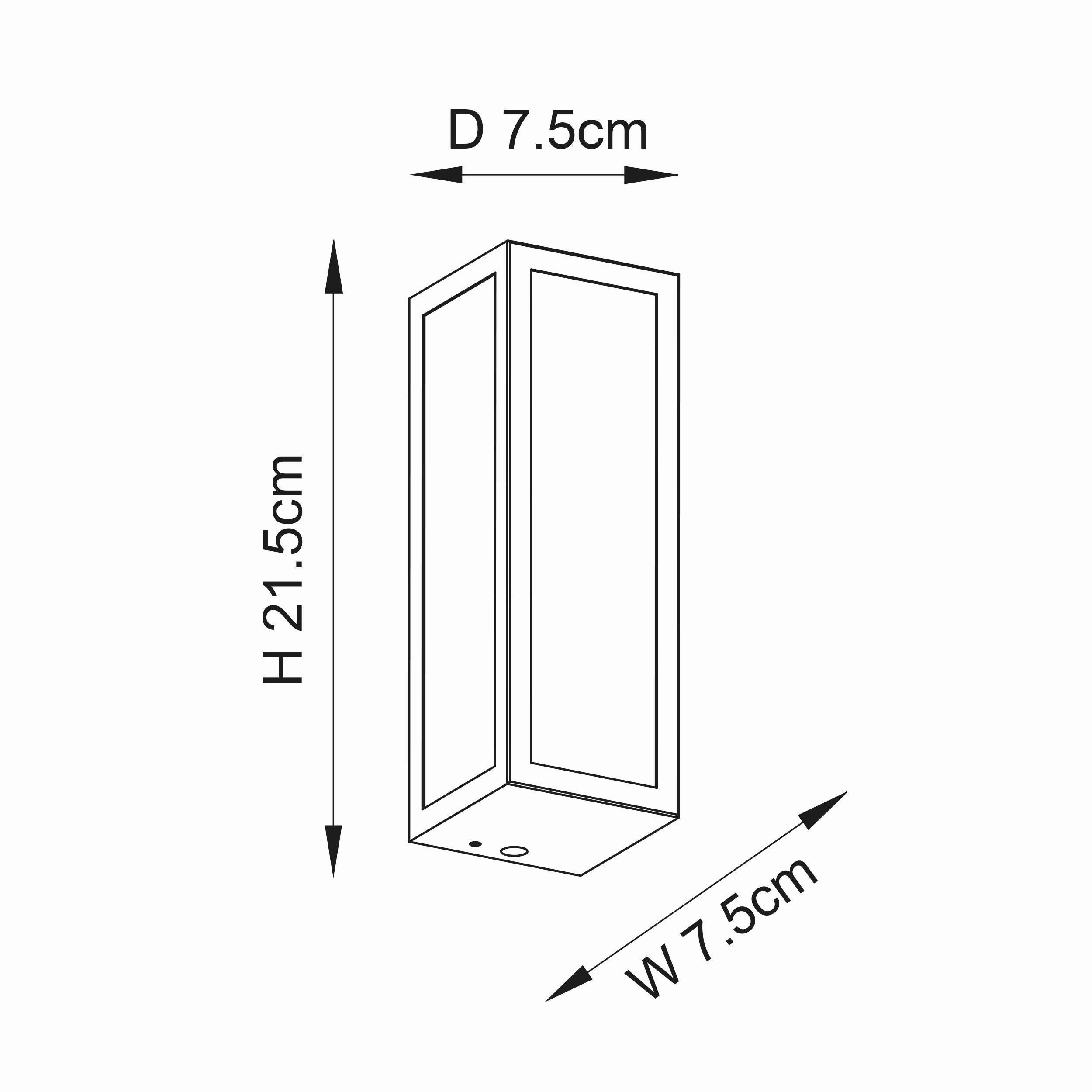 Endon Newham Chrome Finish Bathroom Wall Light 2
