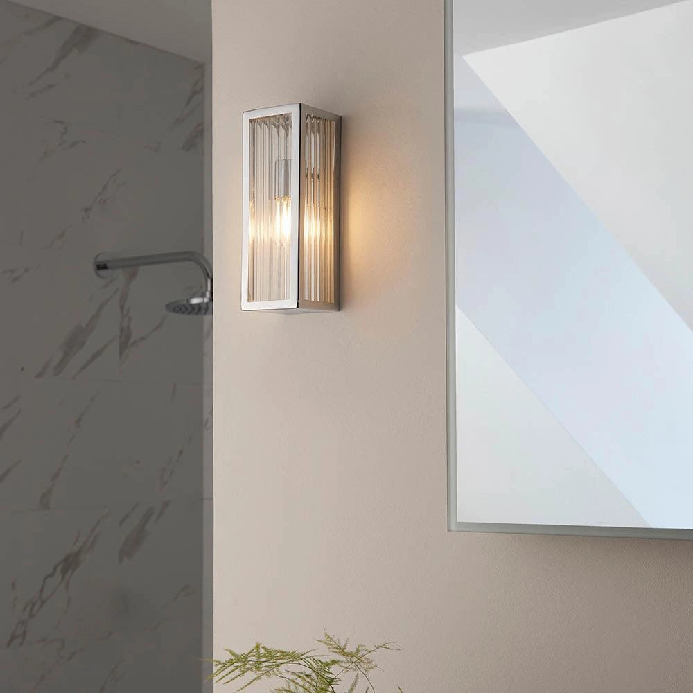 Endon Newham Chrome Finish Bathroom Wall Light 2