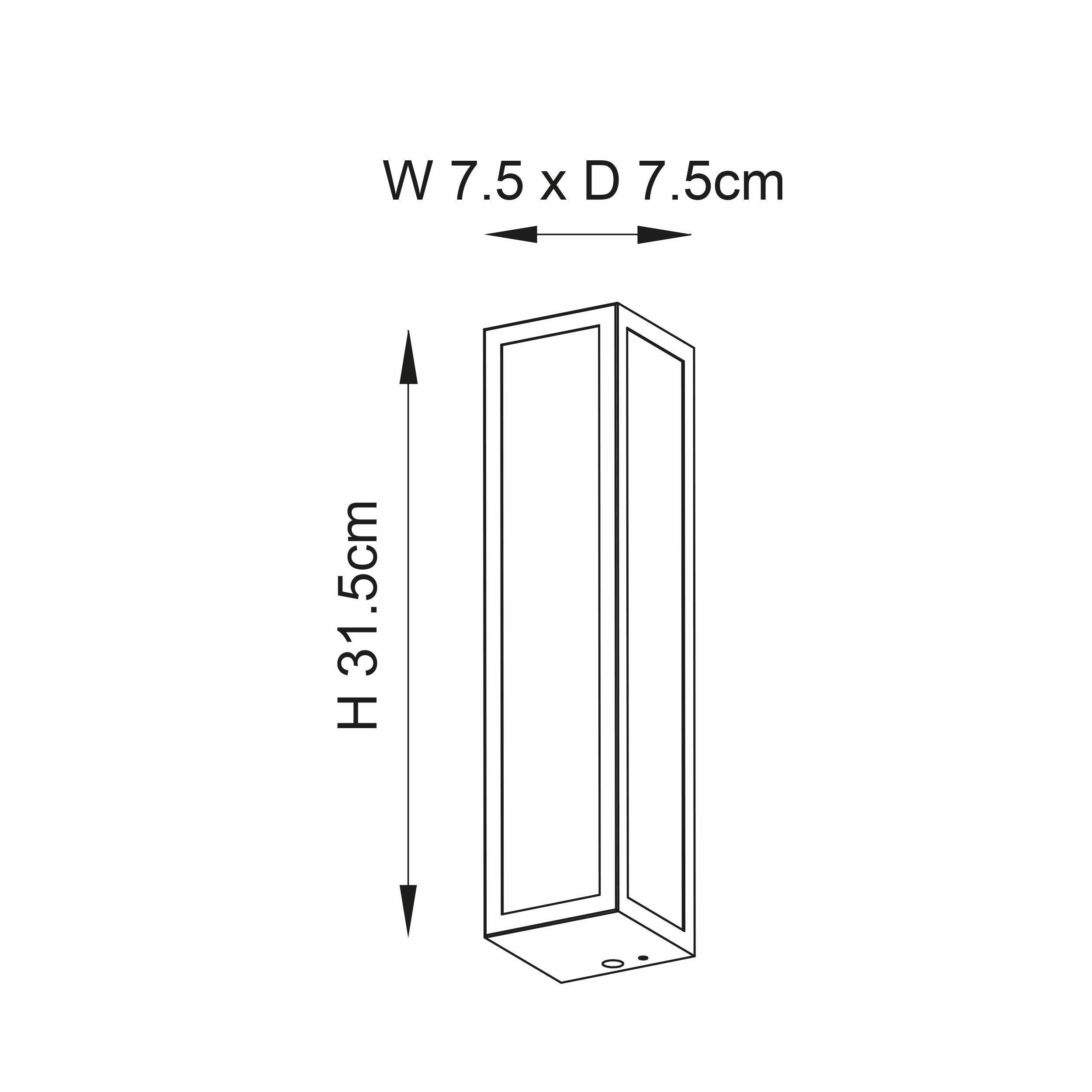 Endon Newham Chrome Finish Bathroom Wall Light