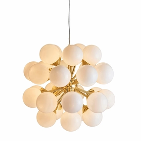 Endon Oscar 28 Brass Finish Light Pendant Ceiling Light white ceiling lamp