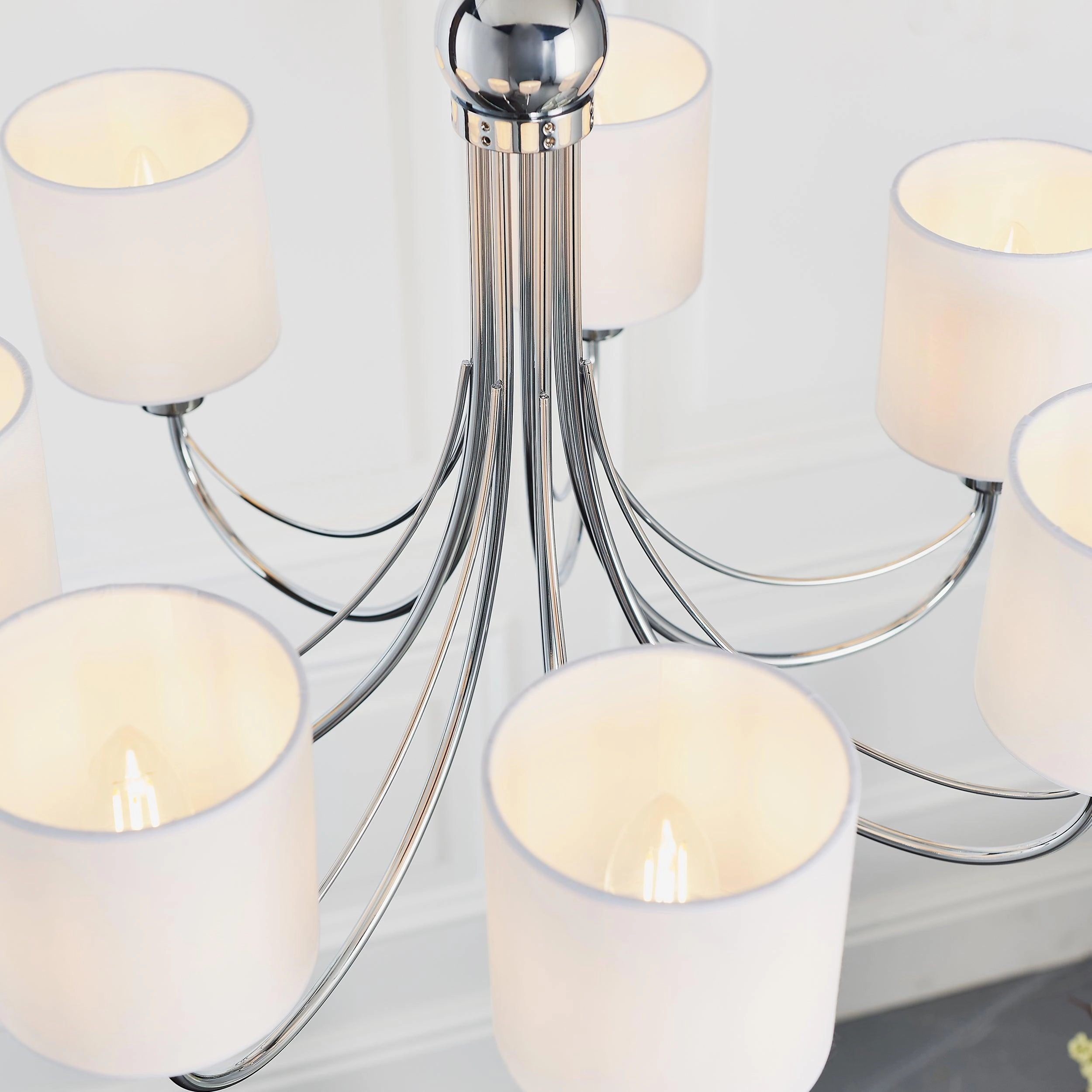 Endon Phantom 7 Arm Chrome Ceiling Pendant Endon Lighting