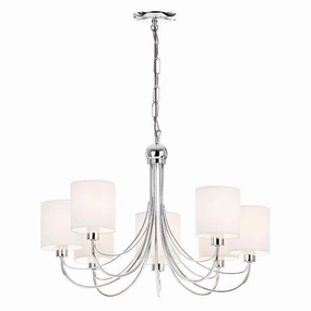 Endon Phantom 7 Arm Chrome Ceiling Pendant Endon Lighting ambient ceiling fixture