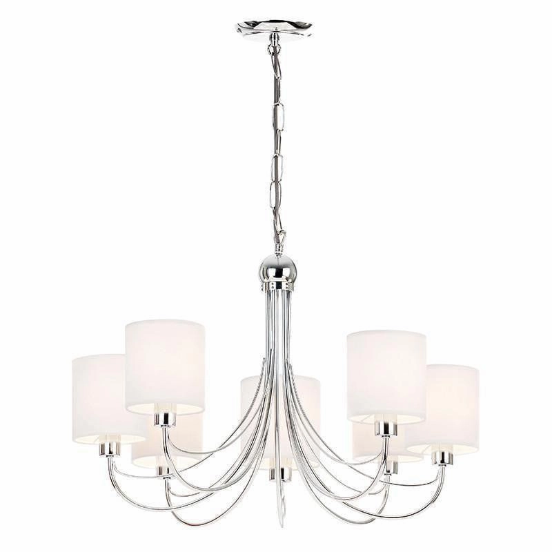 Endon Phantom 7 Arm Chrome Ceiling Pendant Endon Lighting ambient ceiling fixture