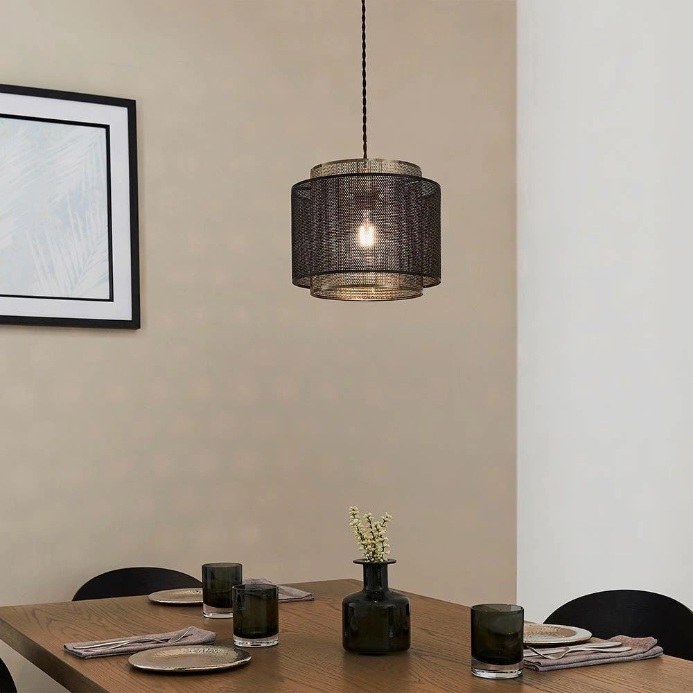 Endon Plexus 1 Brass Finish Lamp Shade
