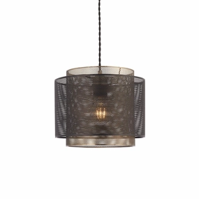 Endon Plexus 1 Brass Finish Lamp Shade decorative indoor light