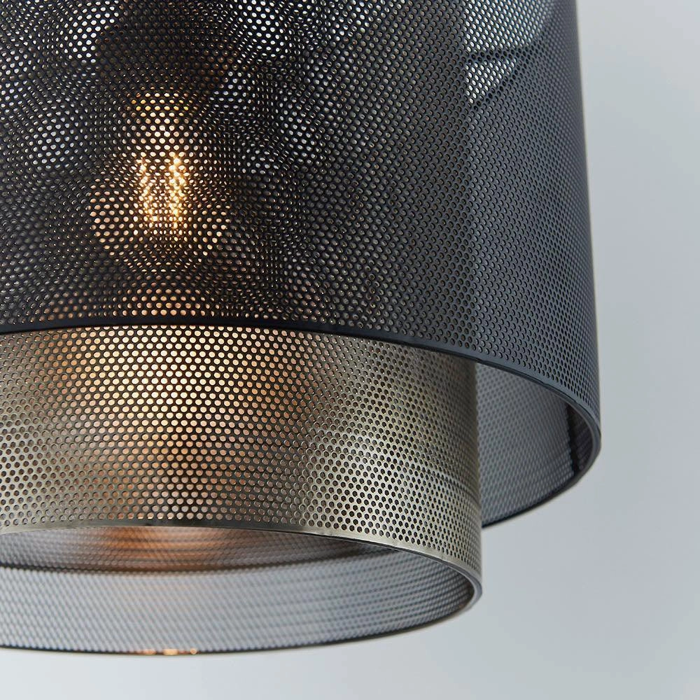 Endon Plexus 1 Brass Finish Light Pendant - Small