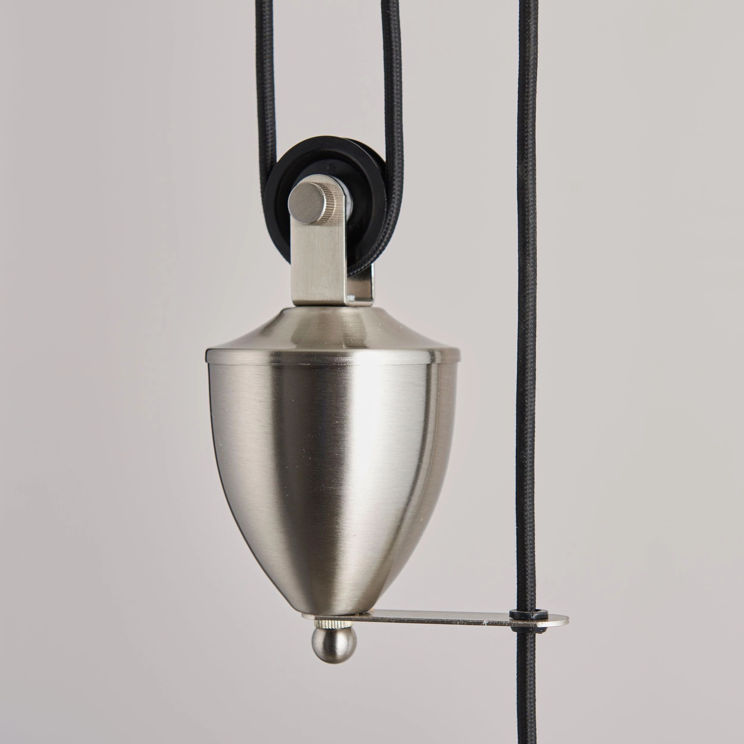 Endon Polka Satin Nickel Finish Pendant Ceiling Light