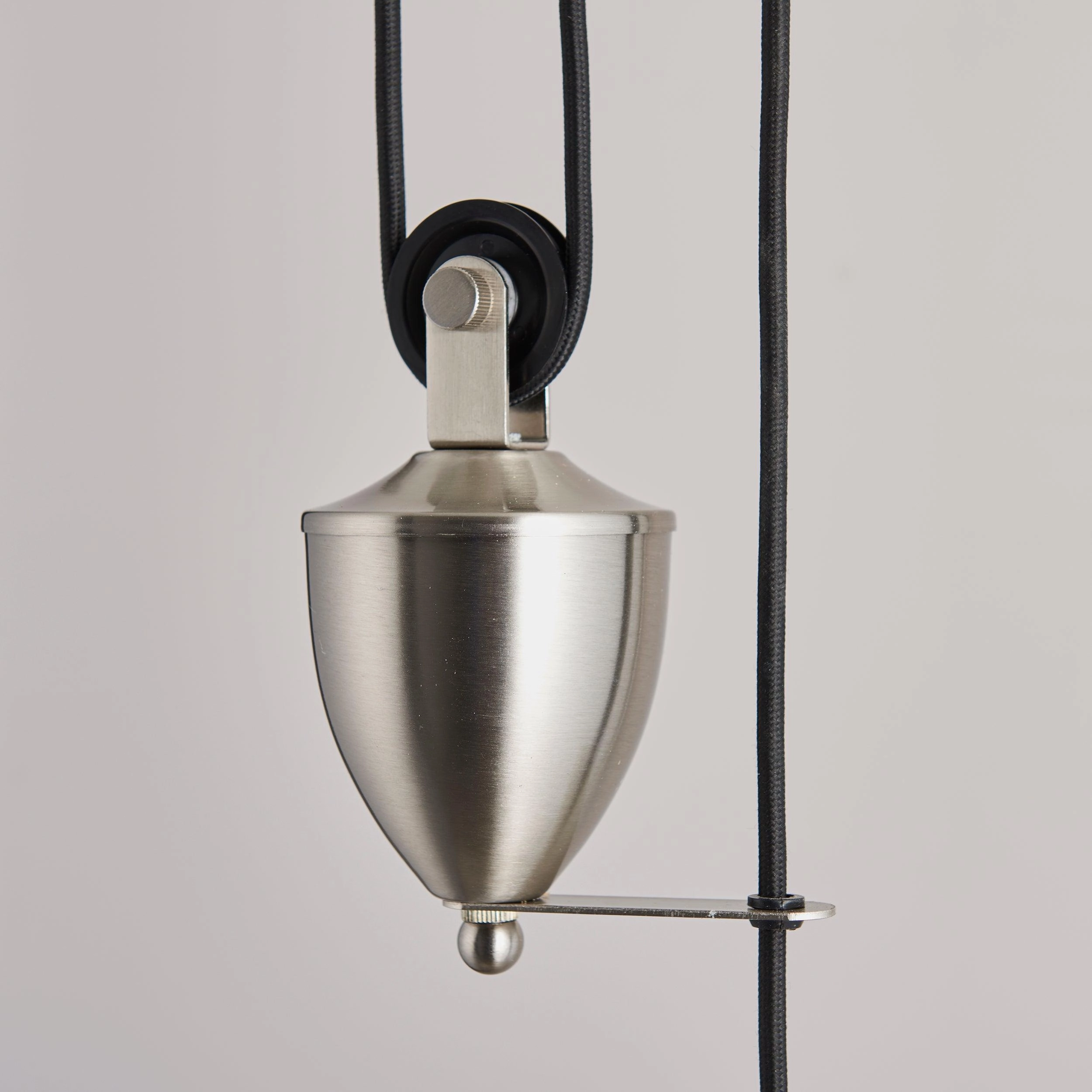 Endon Polka Satin Nickel Finish Pendant Ceiling Light