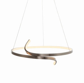 Endon Rafe 1 Light Nickel Ceiling Pendant white ceiling lamp