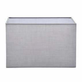 Endon Rectangular 1 Light Lamp Shade Cool Grey 10.5 inch decorative indoor light