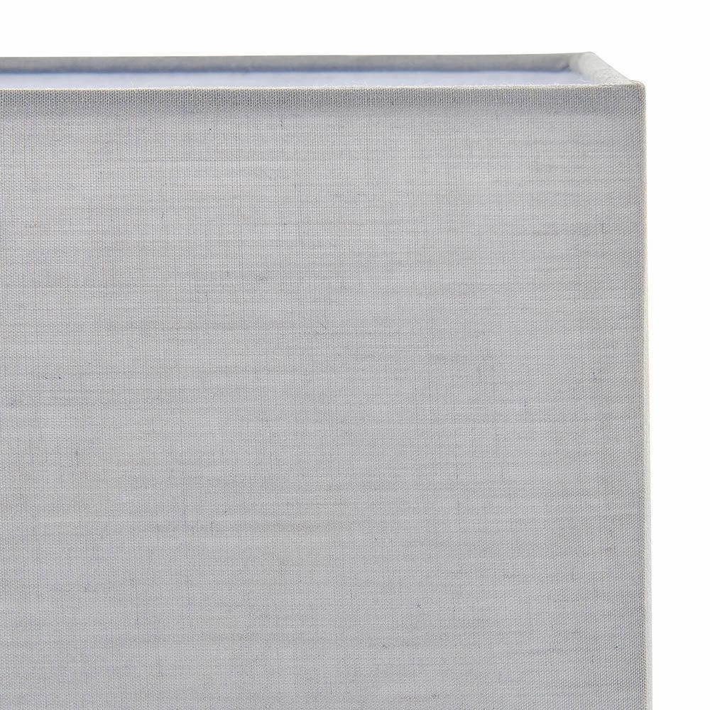 Endon Rectangular 1 Light Lamp Shade Cool Grey 10.5 inch