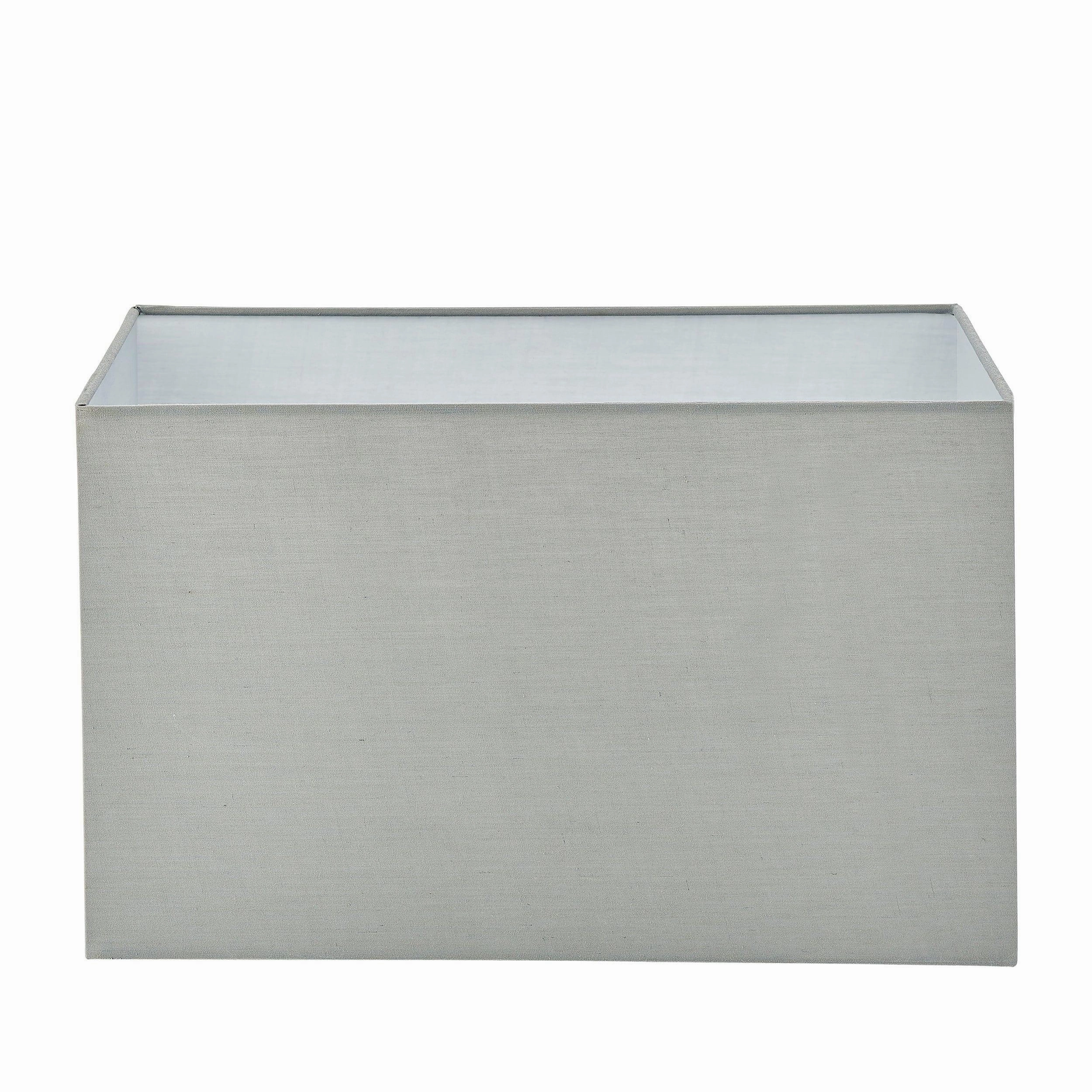 Endon Rectangular 1 Light Lamp Shade Cool Grey 16 inch decorative indoor light