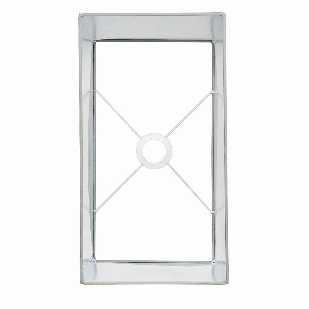 Endon Rectangular 1 Light Lamp Shade Cool Grey 16 inch