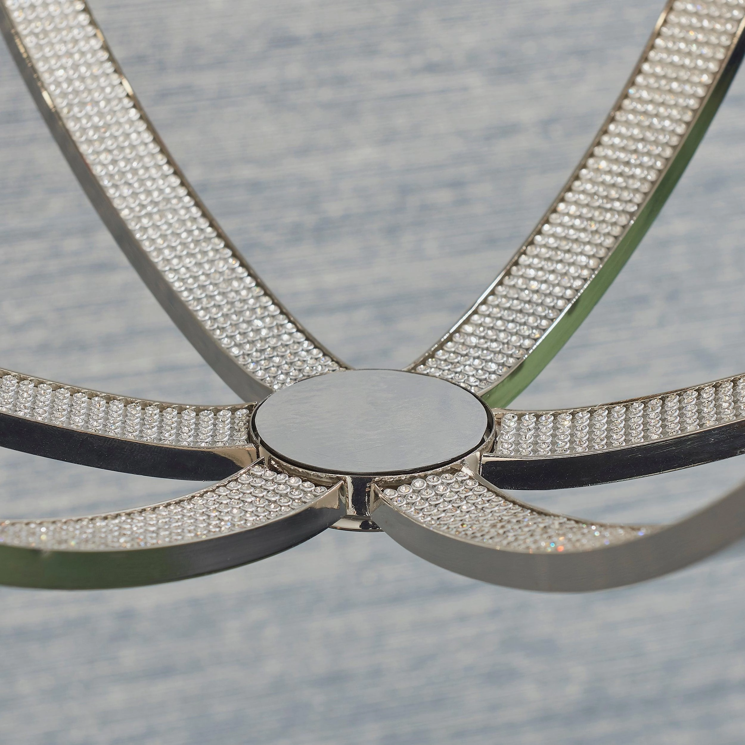 Endon Ritz 3 Light Nickel Ceiling Pendant
