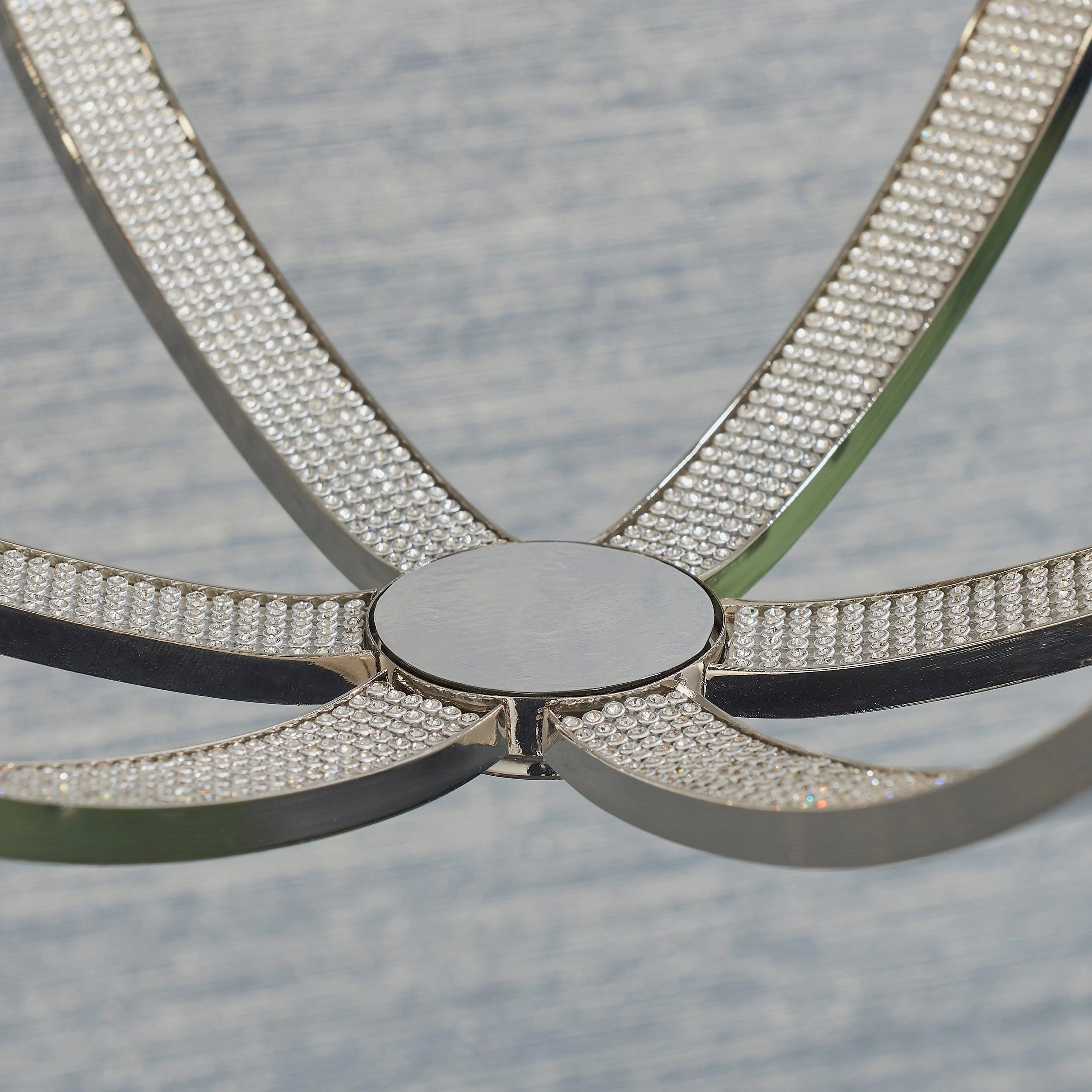 Endon Ritz 3 Light Nickel Ceiling Pendant