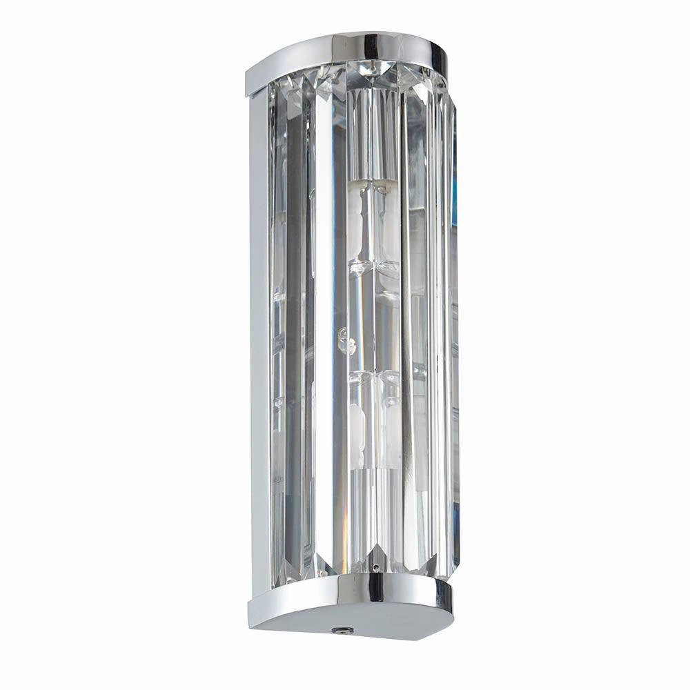 Endon Shimmer Chrome Finish Bathroom Wall Light