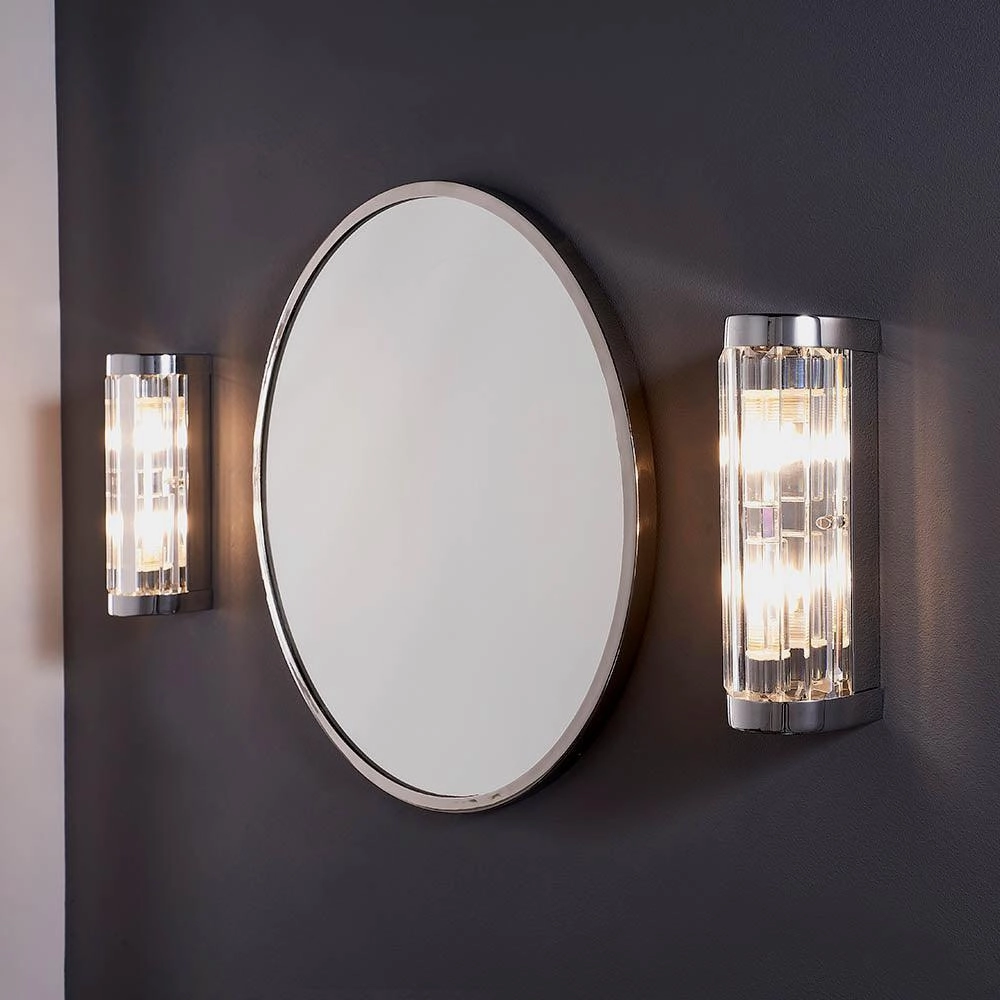 Endon Shimmer Chrome Finish Bathroom Wall Light