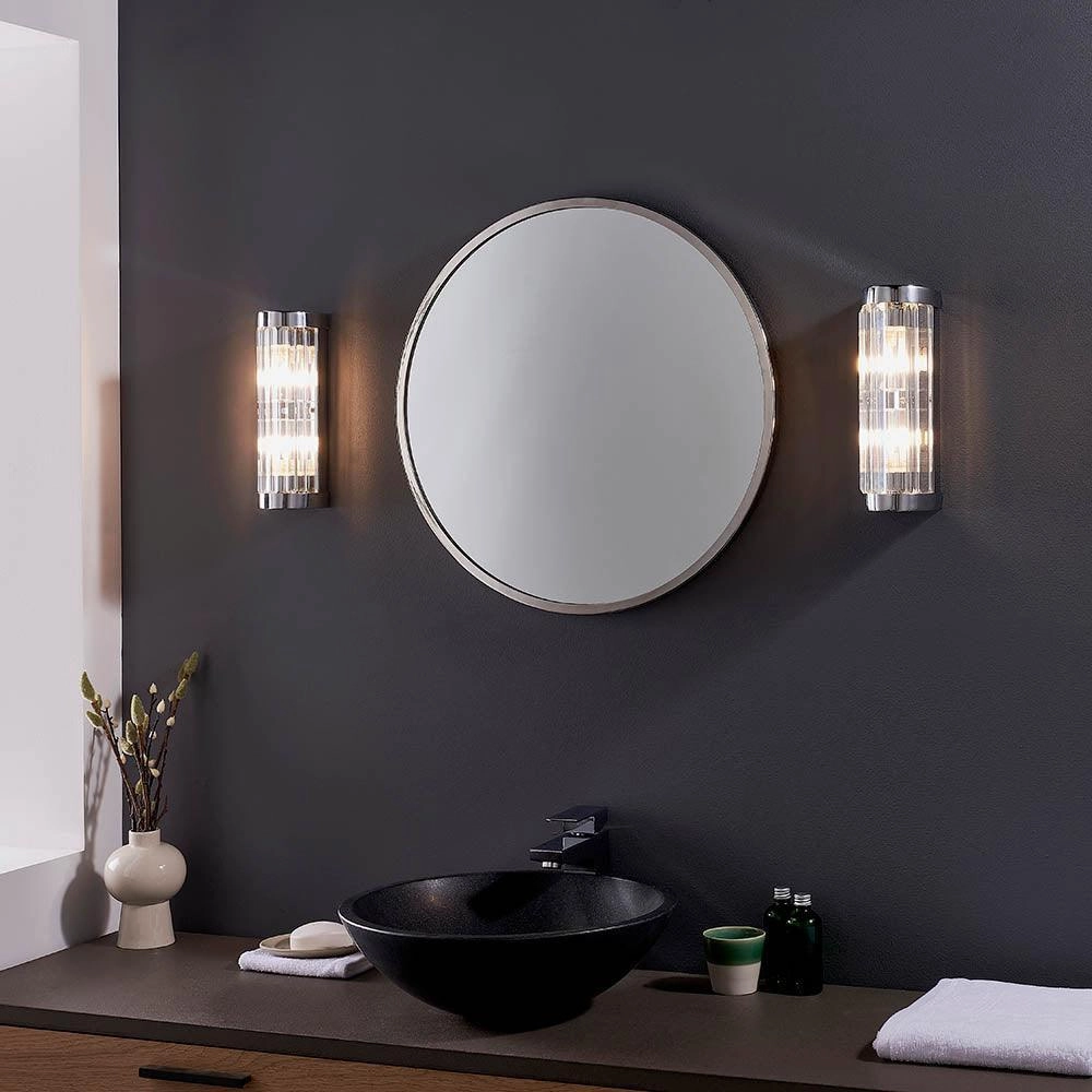 Endon Shimmer Chrome Finish Bathroom Wall Light