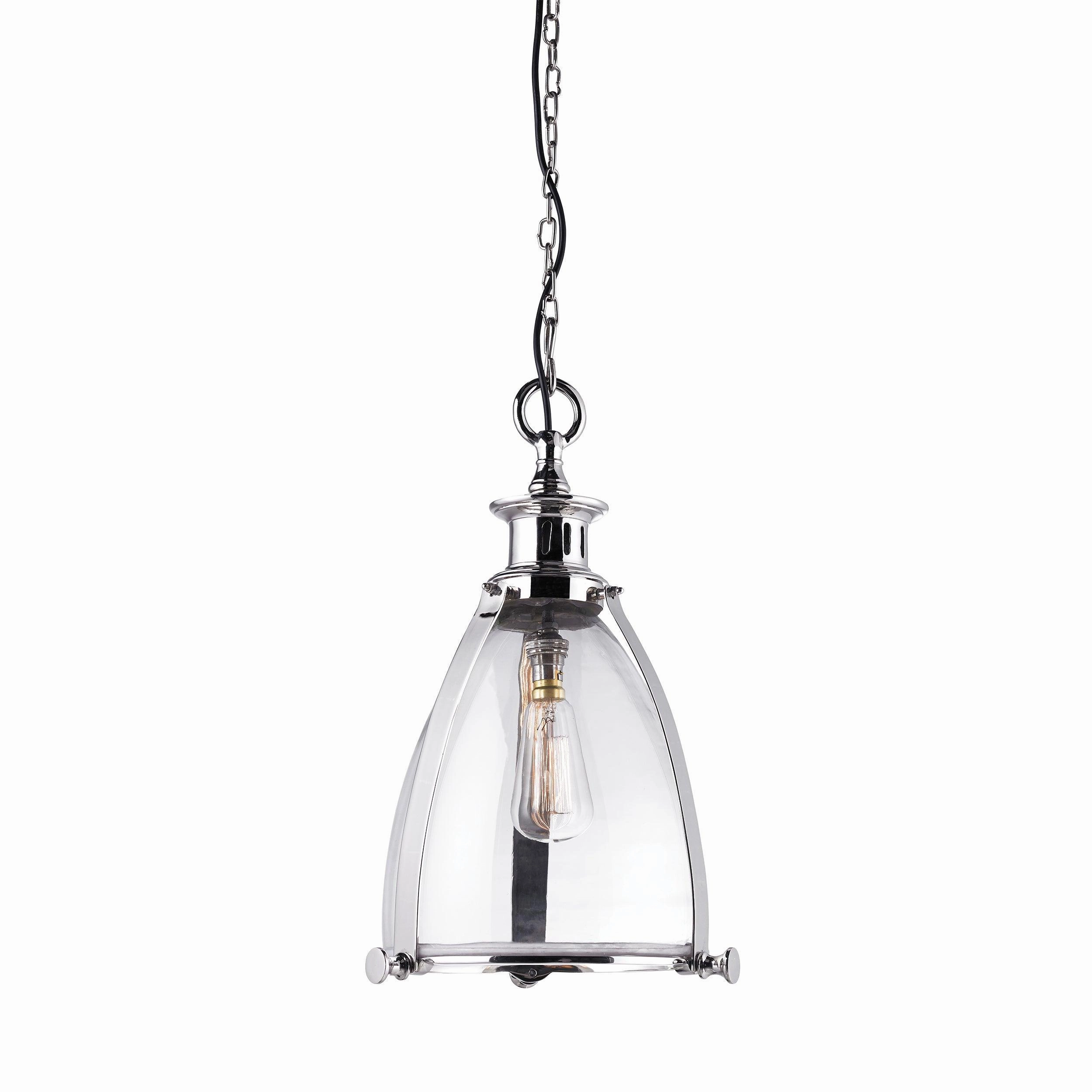Endon Storni 1 Light Matt Nickel Pendant Ceiling Light white ceiling lamp
