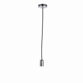 Endon Studio 1 Light Chrome Ceiling Pendant Light sleek LED ceiling lamp