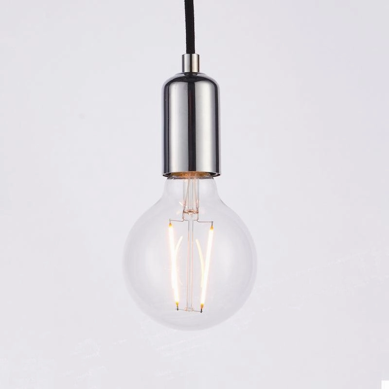 Endon Studio 3 Light Chrome Ceiling Pendant Light