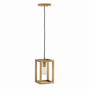 Ensemble 1 Light Brushed Bronze Ceiling Pendant Light flush mount ceiling fixture