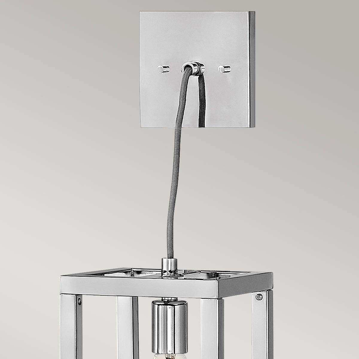 Ensemble 1 Light Polished Nickel Ceiling Pendant Light