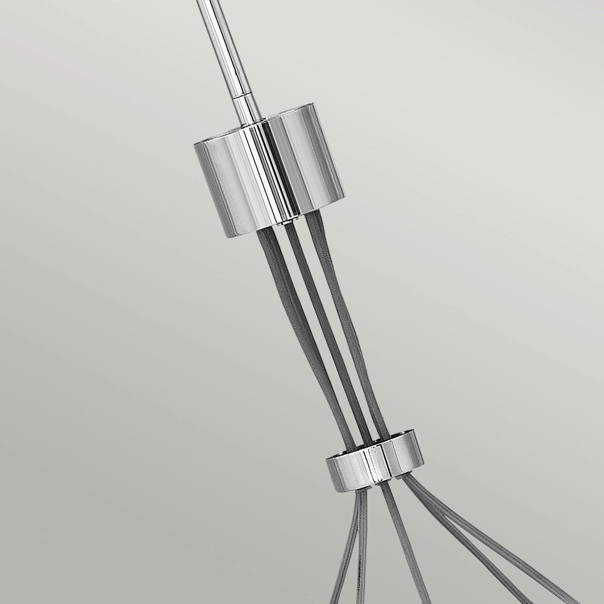 Ensemble 5 Light Polished Nickel Ceiling Pendant Light
