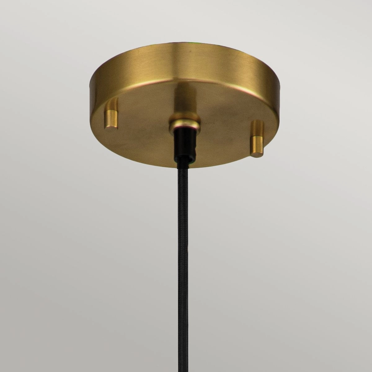 Etoile Aged Brass and Gold Leaf Small Ceiling Pendant Light