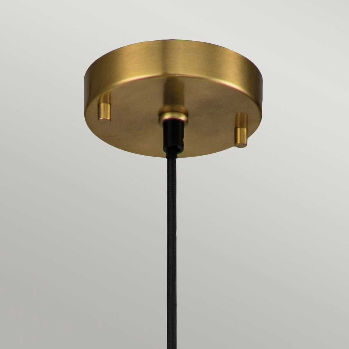 Etoile Aged Brass and Gold Leaf Small Ceiling Pendant Light