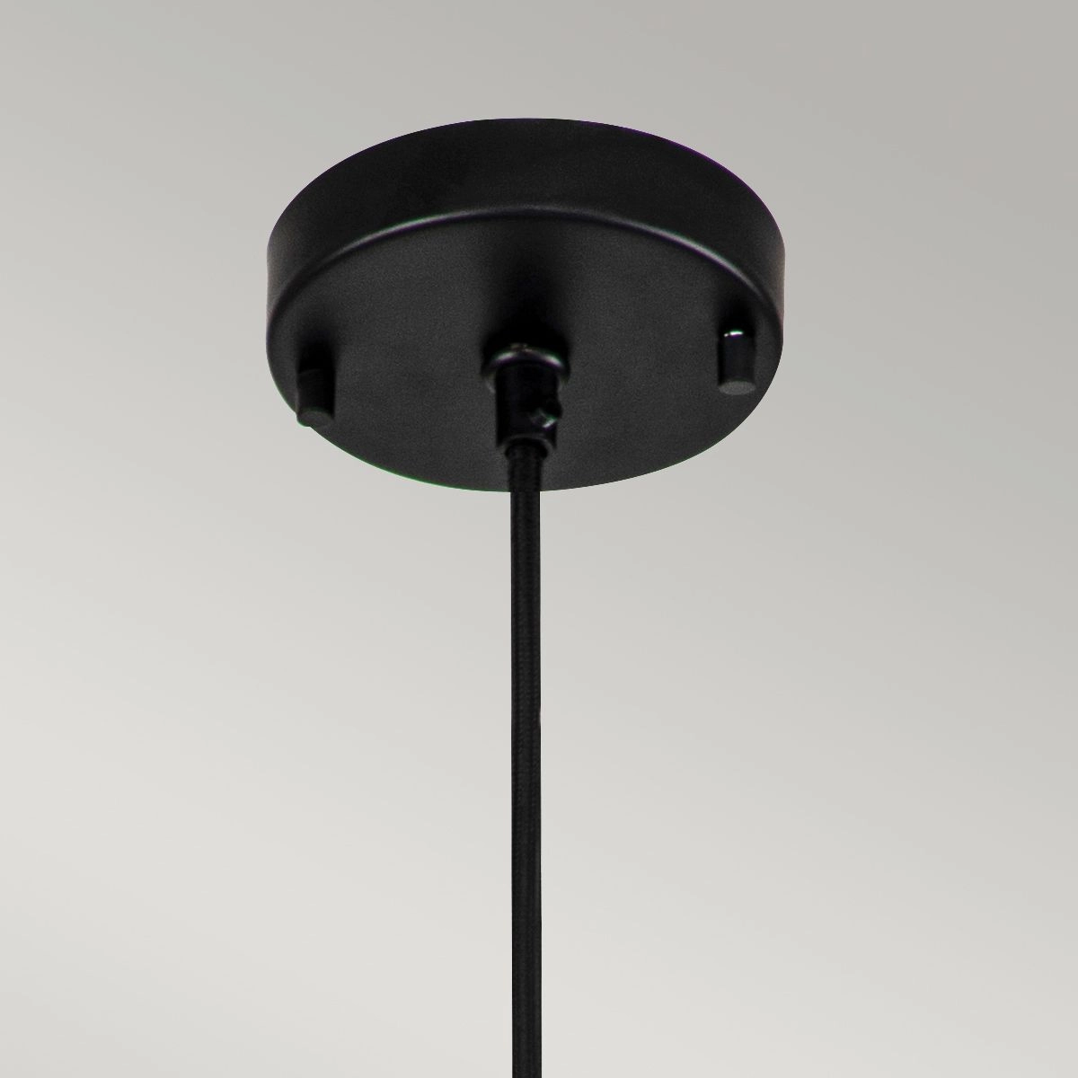 Etoile Matte Black and Gold Leaf Medium Ceiling Pendant Light