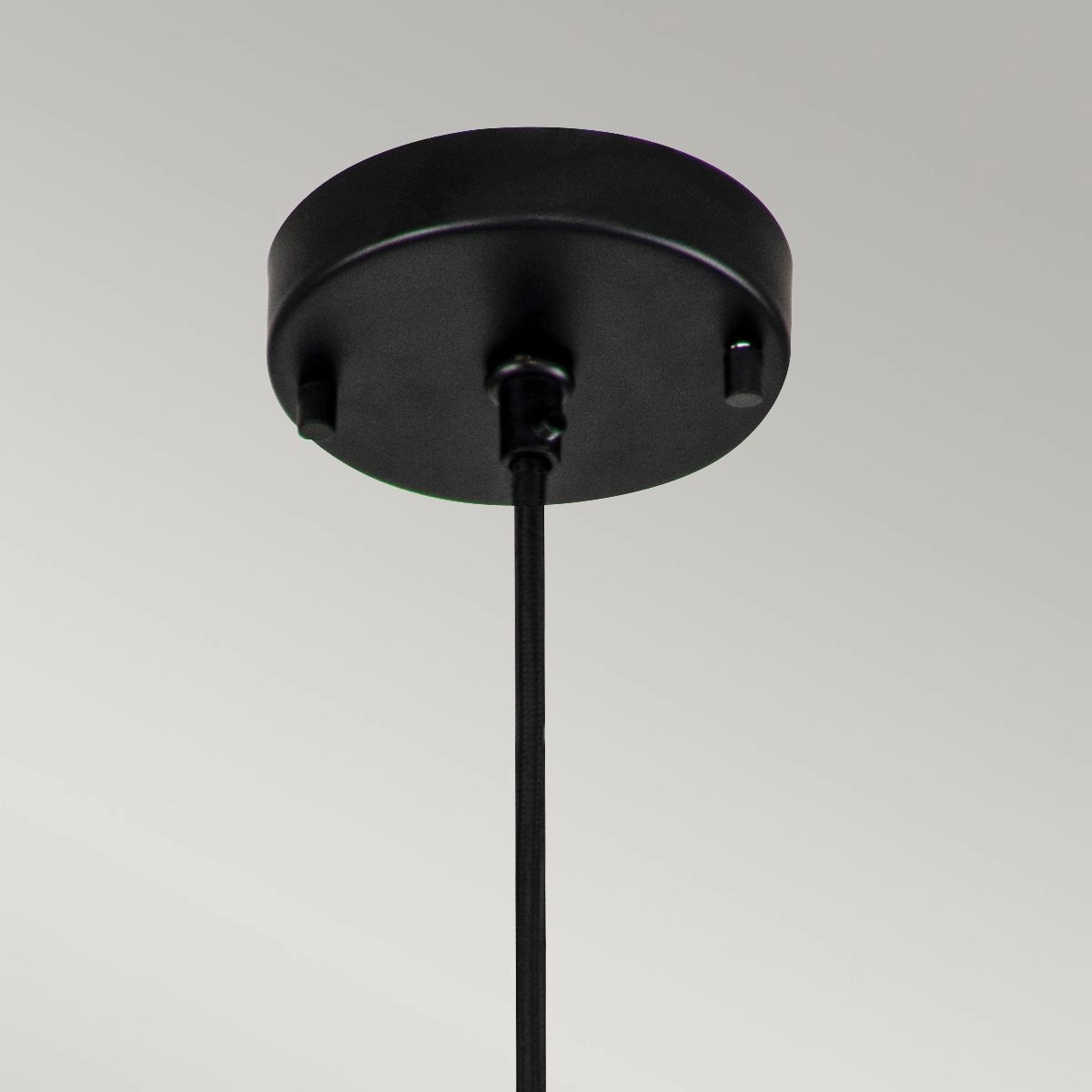 Etoile Matte Black and Gold Leaf Small Ceiling Pendant Light