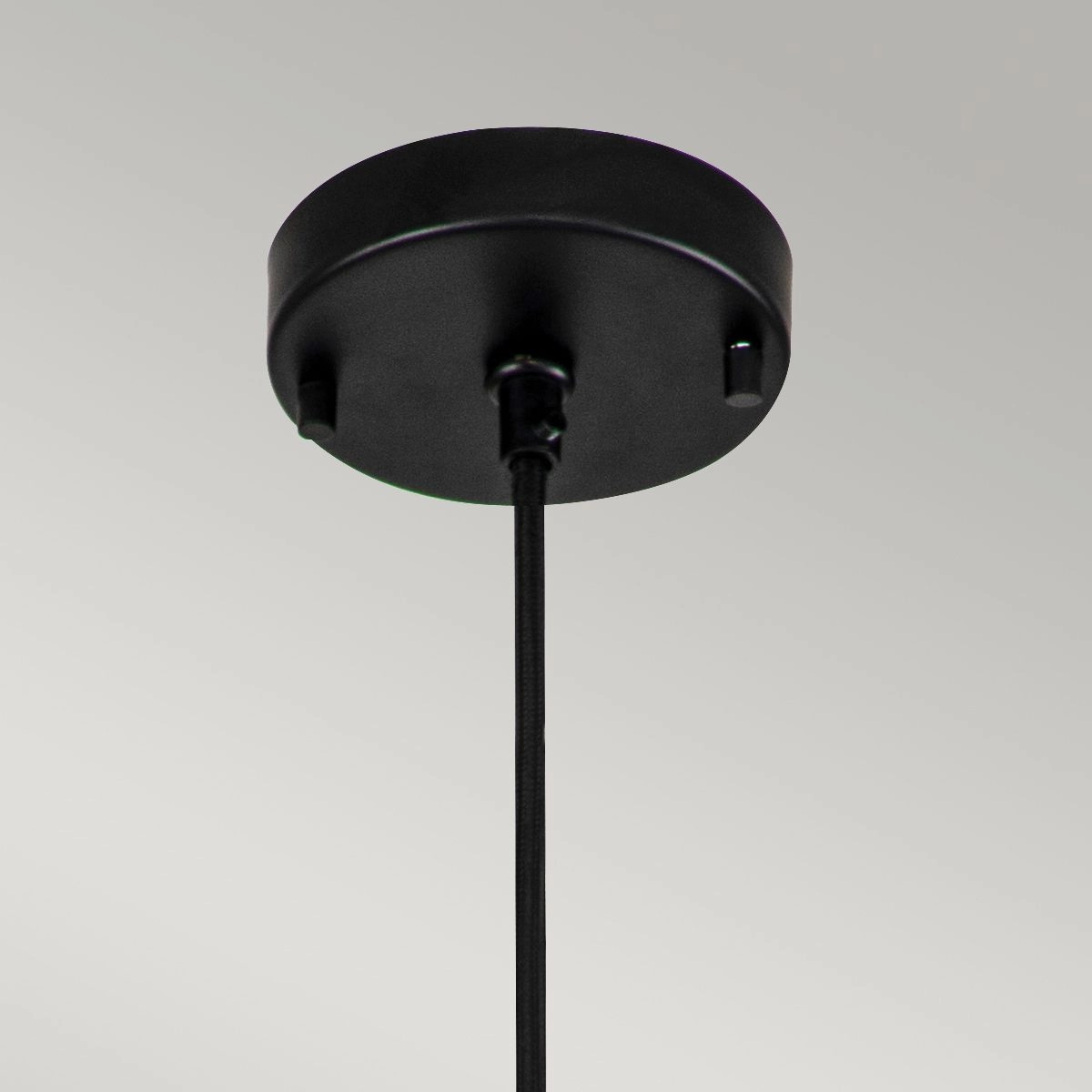 Etoile Matte Black and Gold Leaf Small Ceiling Pendant Light