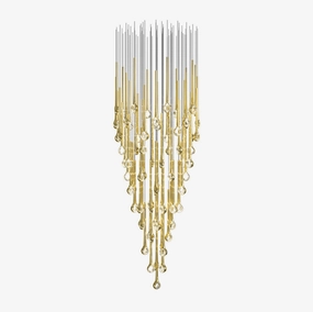Eyelet Chandelier minimalist reading light
