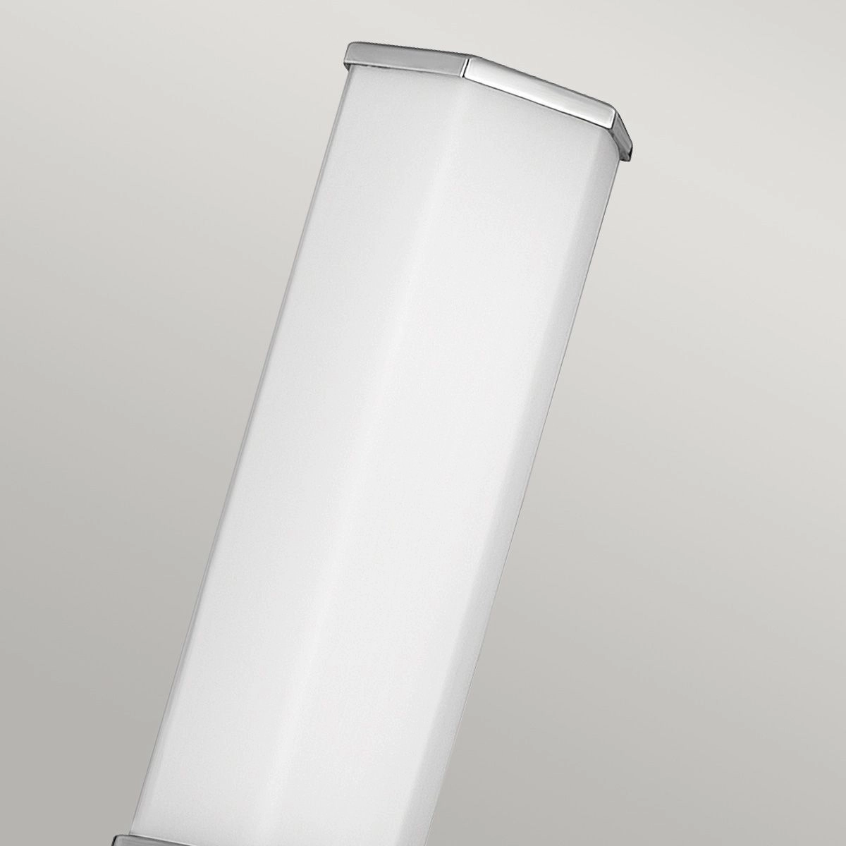Facet Single LED Polished Chrome Bathroom Wall Light