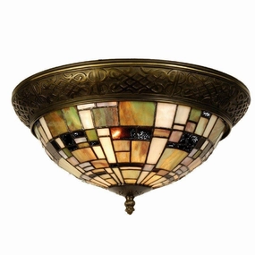 Falling Water Tiffany Flush Ceiling Light recessed ceiling spot lamp