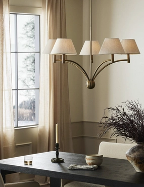 Fanning Chandelier modern floor lamp
