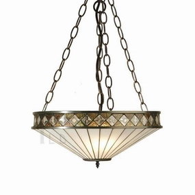 Fargo Medium Inverted Tiffany Ceiling Light (adjustable) recessed ceiling spot lamp