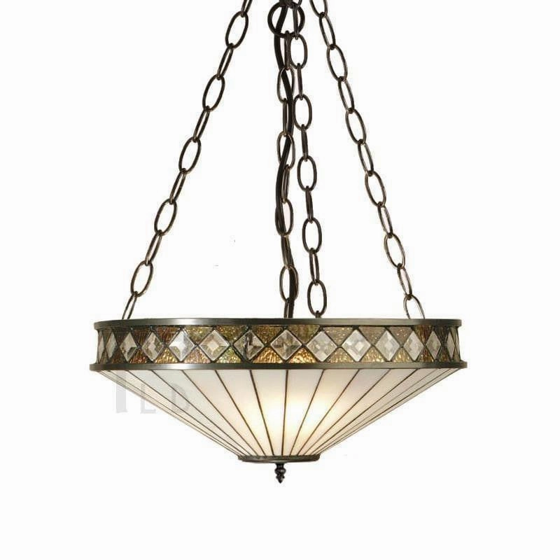 Fargo Medium Inverted Tiffany Ceiling Light (adjustable) recessed ceiling spot lamp