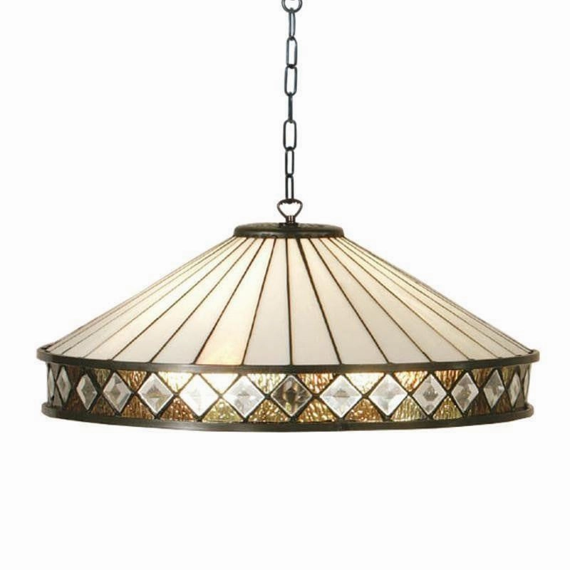 Fargo Medium Tiffany Ceiling Light 1 Bulb Fitting recessed ceiling spot lamp