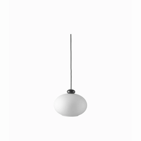 Fdb M?bler U2 Hiti Pendant Opal Glass, Black/Black decorative indoor light