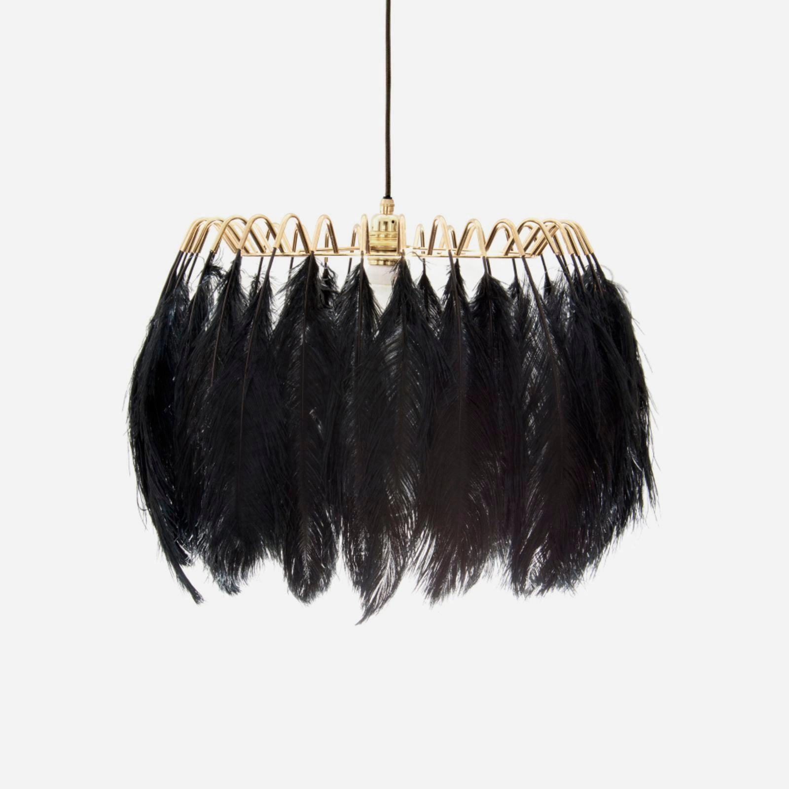 Feather Pendant Lamp round ceiling light