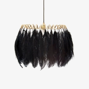 Feather Pendant Lamp round ceiling light